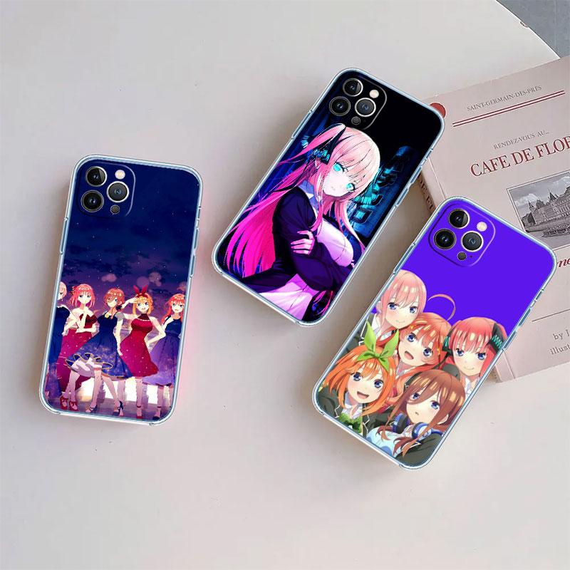 Прозрачный чехол для телефона Miku Nino Itsuki Nakano для Motorola Moto Edge 20 30 40 50 S30 Fusion Ultra Pro Neo Lite