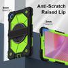 For Lenovo Tab One 8.7 K9 TB-305FU TBX305XU 2025 360 Rotating Hybrid Cover with Shoulder Strap PC-Silicone Heavy Duty Stand Case
