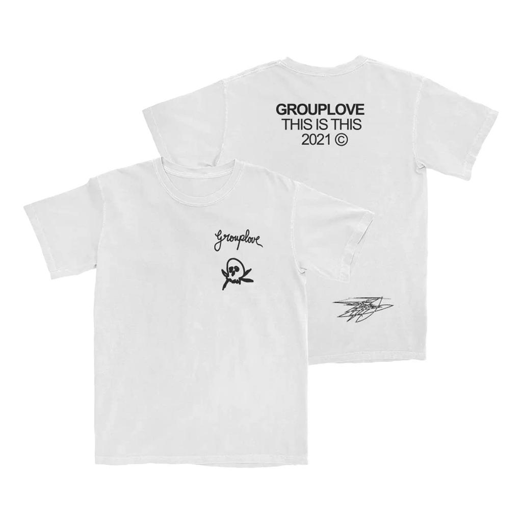 Fit Grouplove Summer Beach Los Angeles Indie Pop Band American Pure Cotton Summer Tshirt Short Sleeve