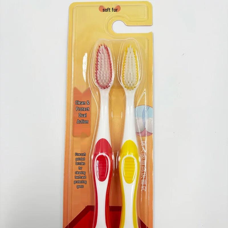 Зубная щетка Zhonghua двойного действия с мягкой щетиной (4-Pack)