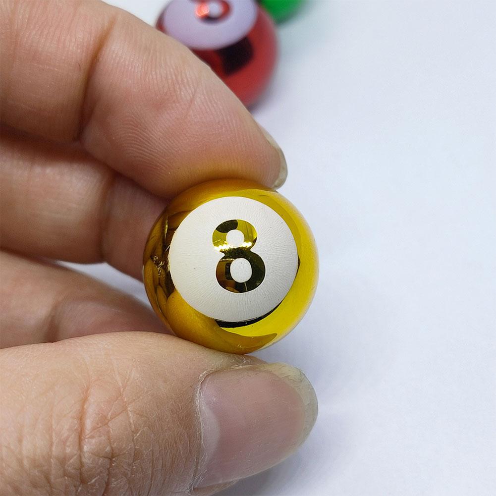 4pcs Car Wheel Tire Valve Core Cap Creative Billiards 8 Wheel Dust Cover Car Truck SUV Motorcycle Bike Accessories