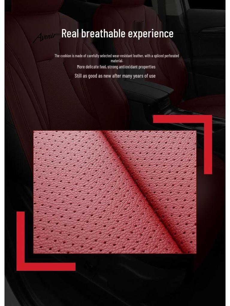 Buick Envision Full Coverage Leather Seat Cover - All-Season, Universal Fit.