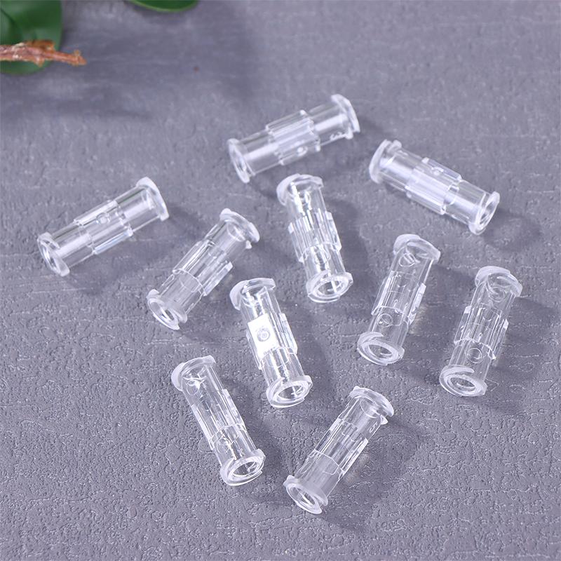 10 шт. Герметичный адаптер Luer Lock с двойной спиралью, медицинский стерильный, прозрачный пластиковый коннектор для шприца для ветеринарного применения
