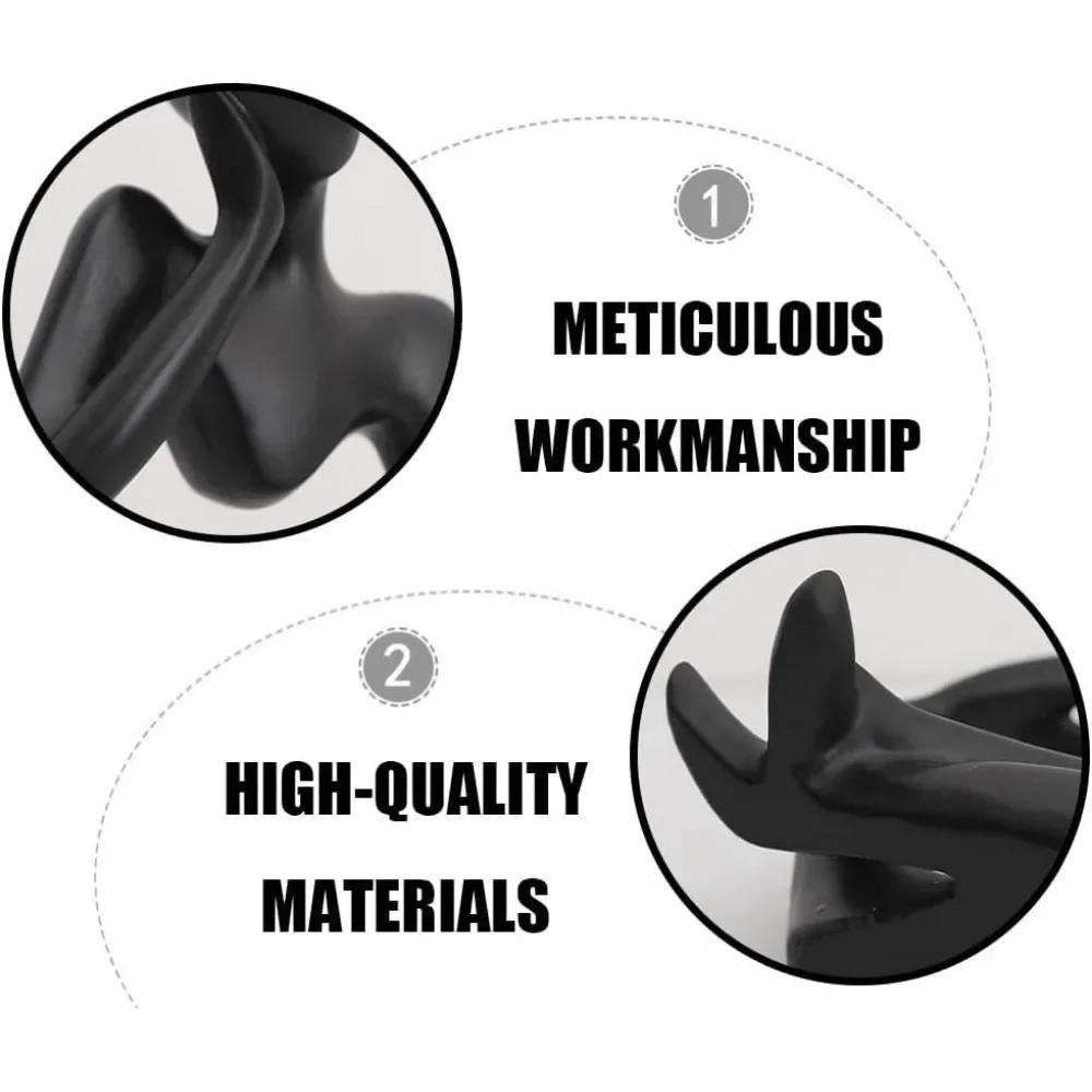 Vilead Nordic Abstract Sculpture Thinker Statue Resin Woman Figurine Office Home Decoration Accessories Decor Crafts Modern Art