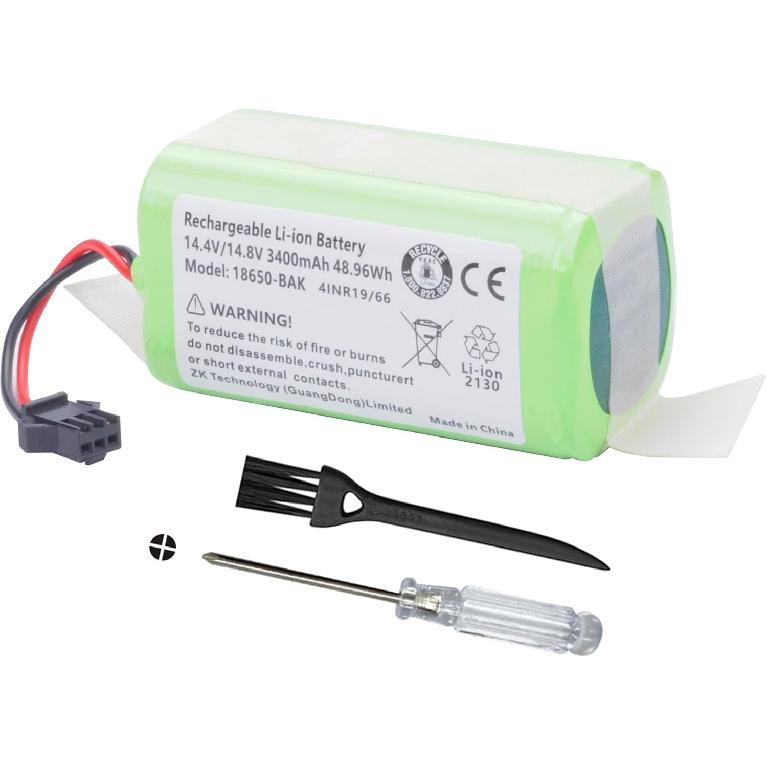 Аккумулятор 3400 мАч для Ecovacs Deebot N79 N79S N95 DN622 661 для Eufy RoboVac 11, 11S, 12, 15C, 15T, 15C MAX, 30, 30C, 30C MAX 35C для Goovi