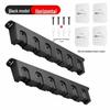 Multi-functional Wall-mounted Fishing Rod Rack - Hole-free Display and Storage