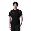 Nike Приталенный однотонный пуловер с цветочным принтом и круглым вырезом, футболка с короткими рукавами, мужские топы, черный BV6883-010