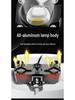 Cross-Border Exclusive LED Motorcycle Headlight: High Beam Four-Eye High-Low Beam Spotlight