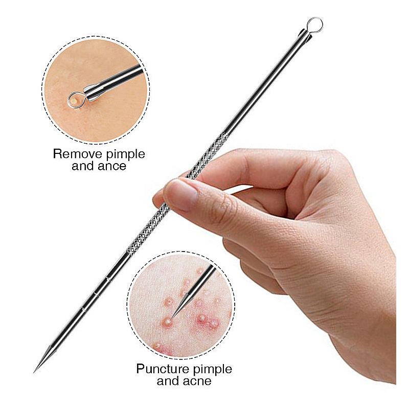 4 шт./набор Удаление угрей и черных точек Комедон Удаление черных точек Прыщи Удаление дефектов Уход за кожей Женская красота Лечение акне Очиститель пор