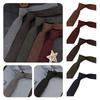 Soft Cotton Cravat Classic Shirt Accessories Fashion Lattice Tie  Men Women
