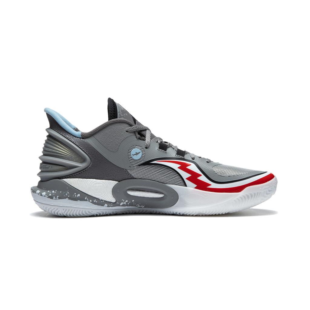 Баскетбольные кроссовки Li Ning CJ 3 Мужские Низкие Серый Красный Белый ABAU007-11