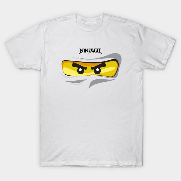 Азиатский размер Мужская черная футболка с принтом Ninjago Глаза Белый Ниндзя Зейн Фан-арт Фанмейд Футболка Без выреза Термотрансферная печать Хлопковая футболка