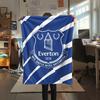 1pc Everton FC Print Flannel Blanket, High quality Comfortable for All Seasons, Home Decor, Warmth and Comfort, Perfect for Christmas Gifts40