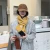 Winter Scarf Atmosphere New Solid Color Versatile Fashion Warm Neck Protection Scarf Scarf Shawl Dual-purpose
