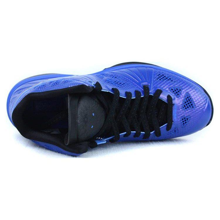 Nike Леброн 8 PS Королевский/Черный Удобные Сетчатые Нескользящие Средние Баскетбольные Кроссовки Мужские Сине-Фиолетовые 441946-400