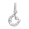 PAndora 799157c01 Подвеска-шарм 'Подкова на удачу' серебряный