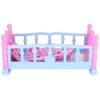 2-in-1 Doll's Cradle with Pillow and Blanket Doll Accessories
