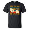 Best Cat Dad Ever Summer Men's T Shirt Cotton Short Sleeve Fashion Cute Streetwear Animal Cats Male Tops Casual Tshirt