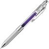 Шариковая ручка Pentel Гелевые чернила Гель Infree 0,5 мм Прозрачный корпус BLN75TL-V Фиолетовый 10 шт.
