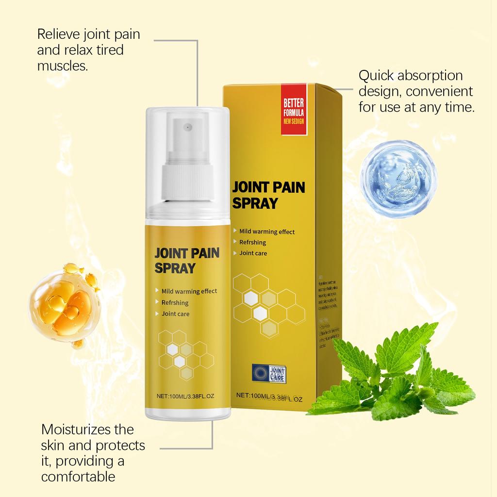 Спрей от боли в суставах Уменьшает боль Защищает суставы Расслабляет мышцы Способствует здоровью Прост в использовании и имеет очевидные эффекты.100 мл