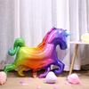 Гигантский Лазерный Градиент Единорог Лошадь Воздушный Шар Радужный Единорог Фольгированный Шар Для Большого Мероприятия Декор Дня Рождения Детские Игрушки
