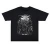 2025 Черный Металл Darkthrone Темный Трон Рок-группа Печатные Хлопковые Мужские и Женские Футболки Высокое Качество Короткий Рукав Мужская Футболка