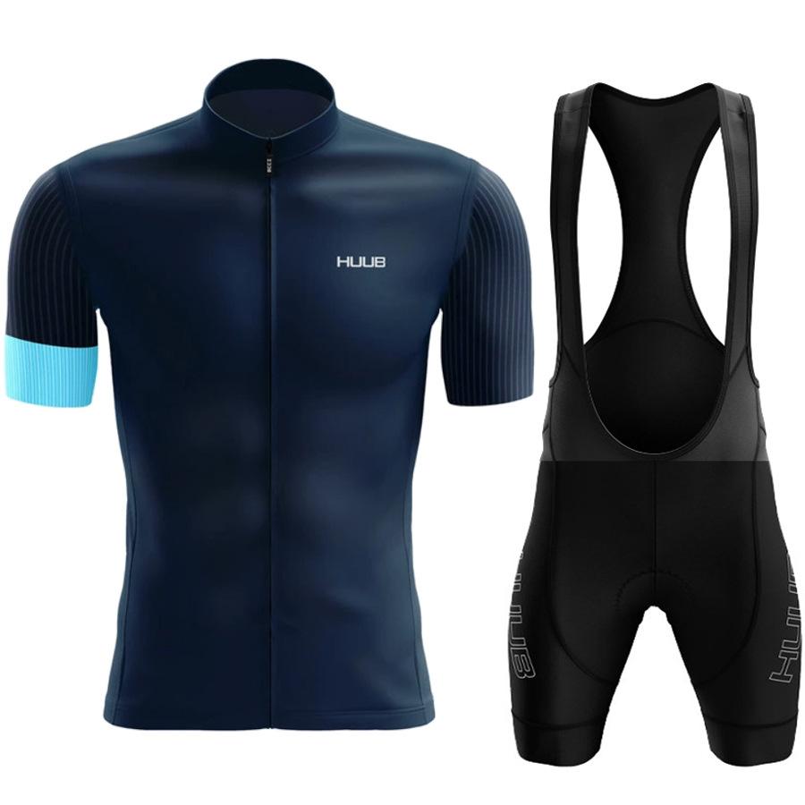 Cycling Clothes Short-sleeved Cycling Clothes Cycling Clothes Sportswear HUUB Tops Pants Professional Cycling Equipment, Quick Drying