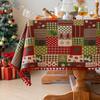 Vintage American Tablecloth Waterproof Oilproof Christmas Party Table Cover Premium Fabric