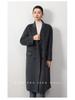 Women's Woolen Overcoat - Extra Long, Loose Fit, Double-Sided 100% Wool, Suit Collar for Autumn and Winter