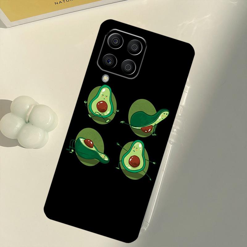 Авокадо Йога Забавный Рисунок Для Samsung Galaxy M15 M35 M21 M16 M06 M33 M13 M53 M11 M31 M55 M14 M34 M54 M12 M32 M52 Чехол