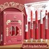 Red Gel Pen Set for Teachers and Students – Ideal for Grading Homework and Tests with Red Refills