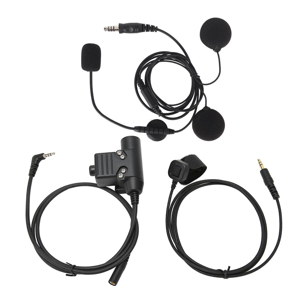 PTT Адаптер Микрофонный Набор Адаптер для Наушников Push to Talk для Рации Xiaomi Мотоциклов Снегоходов