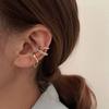 Ear Hole Chain Zinc Zinc Alloy Rhinestone  Hoop Earrings Cartilage Stud Ear Bone Clip Earring Ear Clip