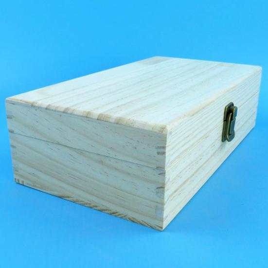 Wooden Essential Oil Box Container Organizer Solid Natural Wood Storage Case