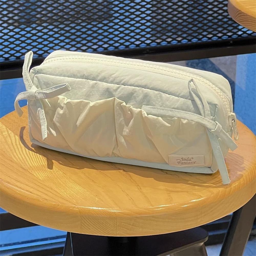 Large Capacity Stationery Storage Bag Dopamine Pencil Case Candy Colored Pencil Bag Boy/Girl