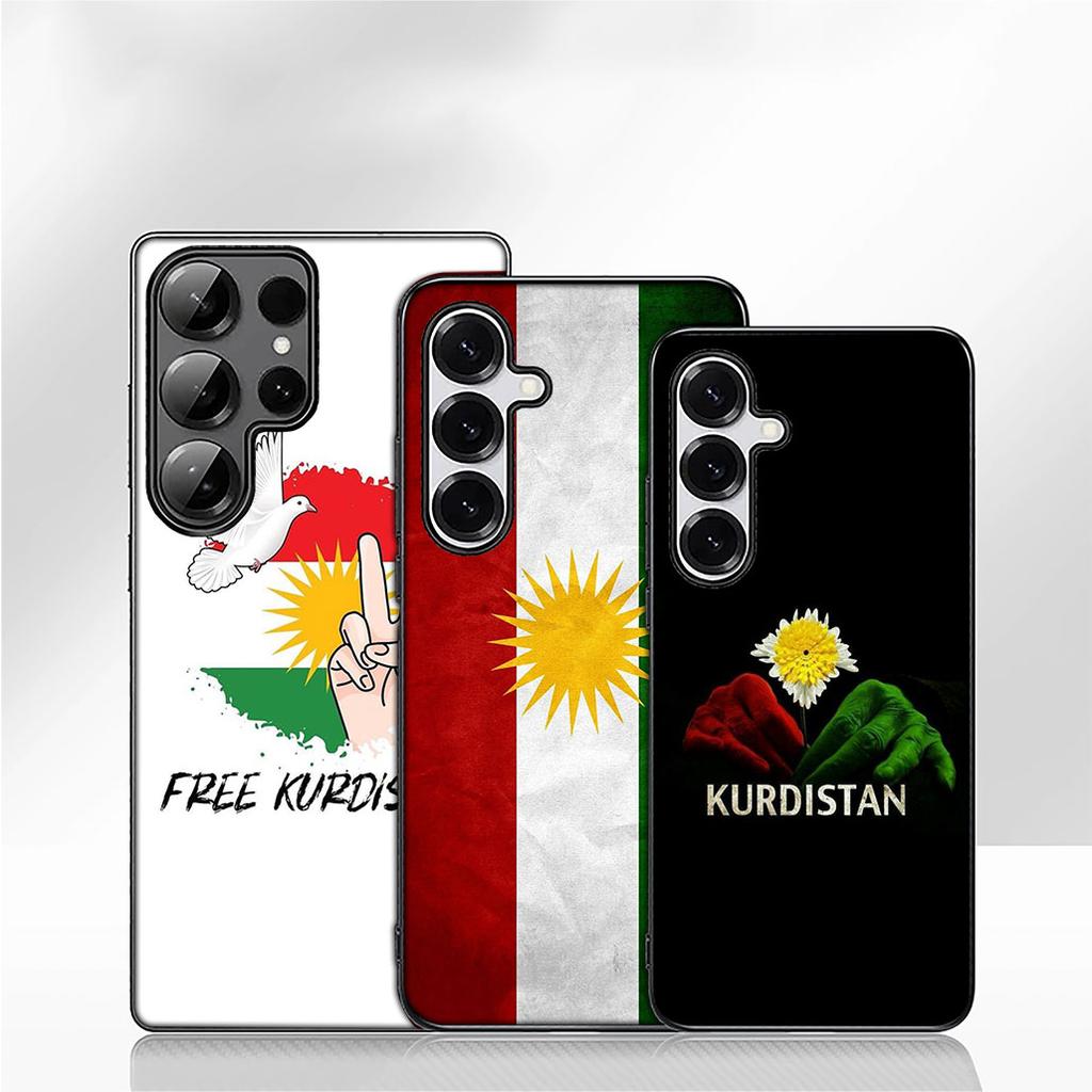 Kurdistan Flag Phone Cover Case for Samsung Galaxy A07 A13 A12 A14 A23 A42 A50 A51 A52 A53 A70 A71 A72 A21S A04 Note 20 9 8 10