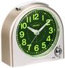 Clock Alarm Clock Analog Alarm Light Gold Pearl KR503G SEIKO