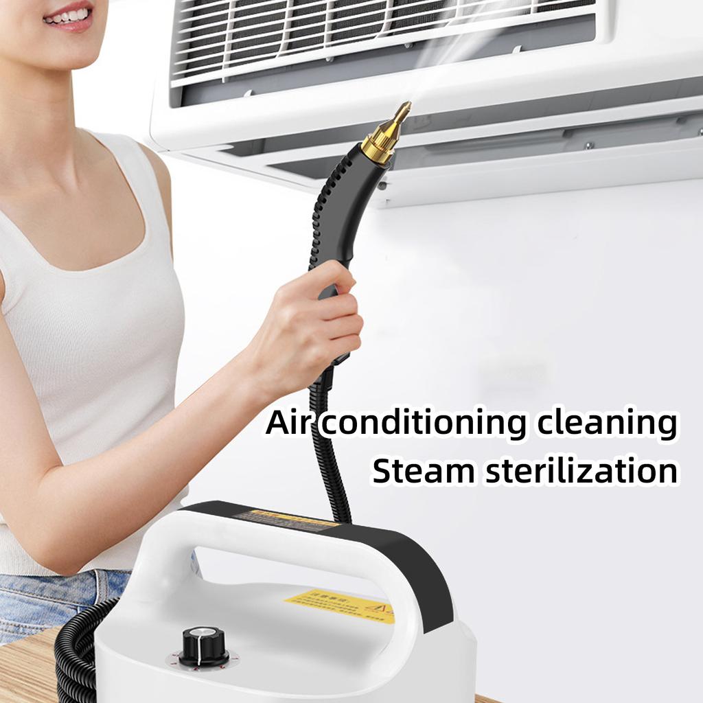 Пароочиститель под давлением без резервуара 1500 Вт 100 градусов Высокотемпературный пар за 15 секунд 6 регулируемых скоростей