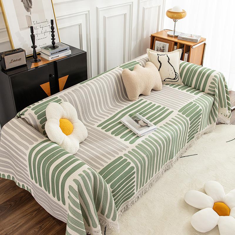 INS Style Sofa Cover Towel All-Inclusive Non-Slip Sofa Cover Four Seasons Universal Sofa Cushion High Blanket