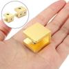 1 Pcs Copper Gold Adjustable Glass Clip Holder Thick Glass Support Bracket Fixed Hick Glass Clips Shelf Ceramic Tile Holder