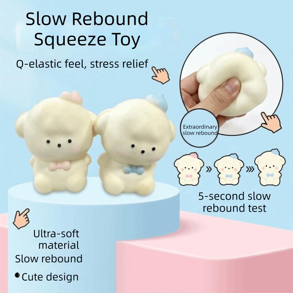 Cute Puppy Reduce Pressure Toy Super Soft Slow Rebound Toys Puppy Squishy Toy Desk Decoration
