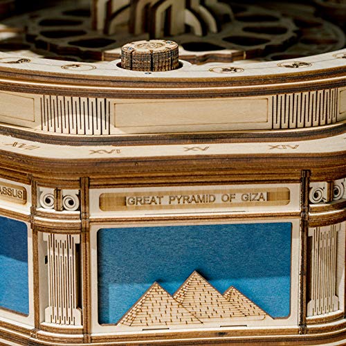 Tsukurundesu® 3D Wooden Puzzle ST002 Globe with Japanese Instructions