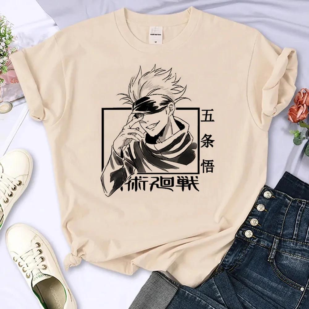 Футболка Jujutsu Kaisen женские комиксы футболки женская аниме одежда