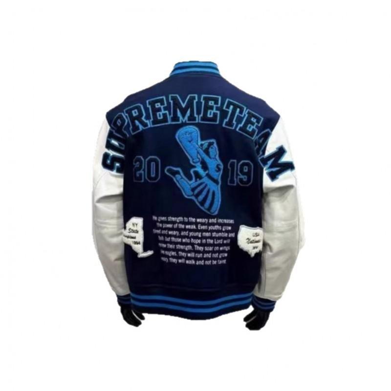 Vintage Streetwear Baseball Jacket Men Women Embroidered Slim Fit Short Outerwear Fall Casual