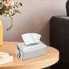 Квадратный держатель для коробки с салфетками, однотонный, большой емкости, складная конструкция, простая сборка, чехол для настольной коробки с салфетками