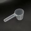 Clear Scale Pet Food Measuring Spoon Plastic  for Cat Dog Accurate Feeding Portion Control for Home Use