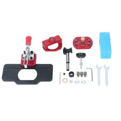 Шаблон для петель Дырокол 35 мм Алюминиевый сплав Шаблон для мебельных петель Направляющая для сверления для деревообработки