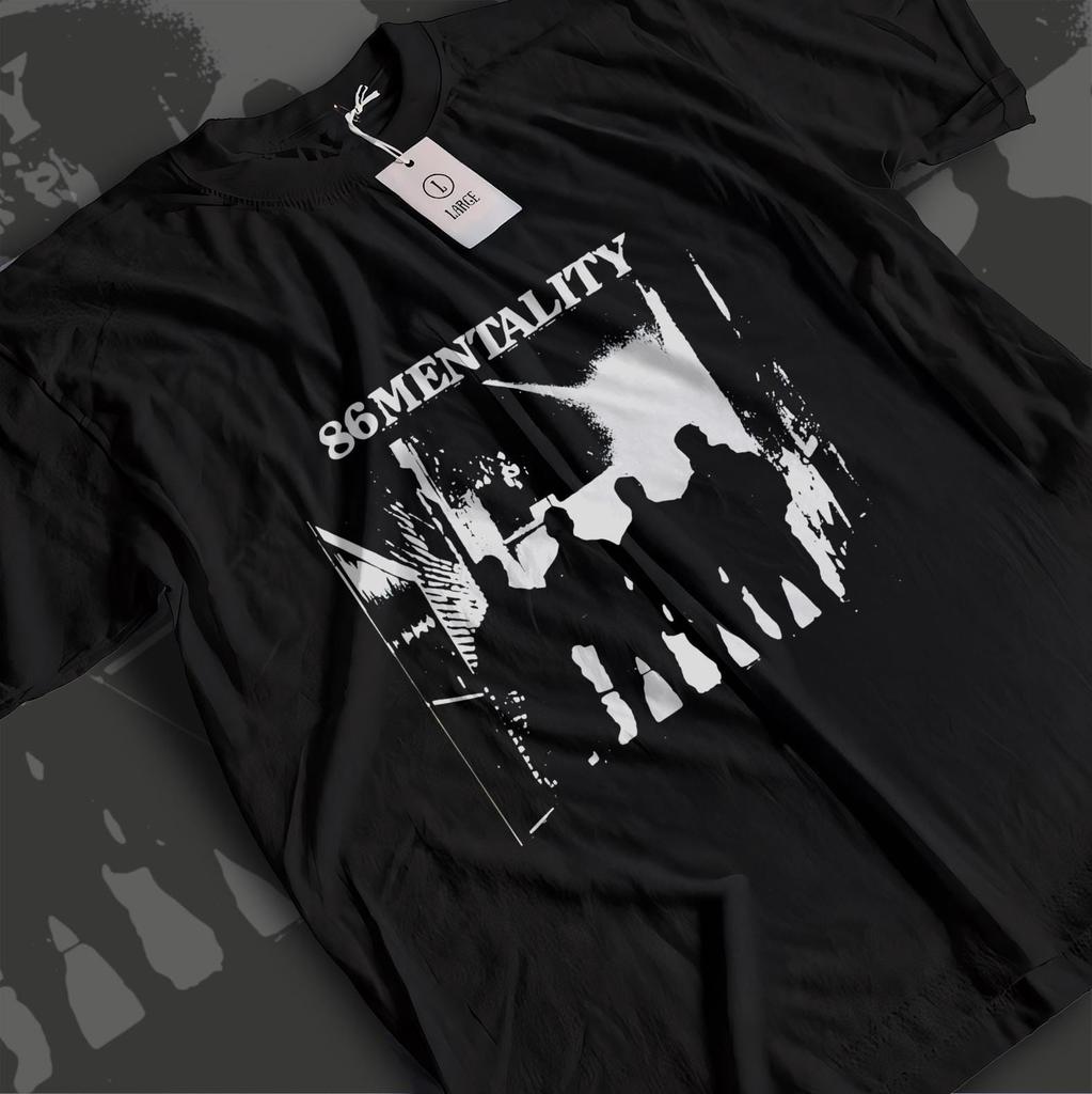 Футболка '86 Mentality' | D.C. Хардкор Панк Футболка | Уличный Панк Графическая Футболка | Андерграунд Oi! Хардкорный мерч