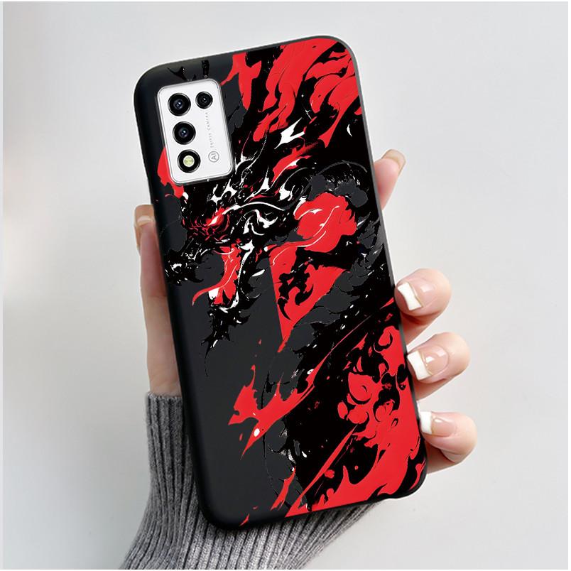For ZTE Libero 5G III,  A202ZT Soft Silicone Black Case For ZTE Libero 5G II, A103ZT Popular Pattern Panda Shockproof Shell