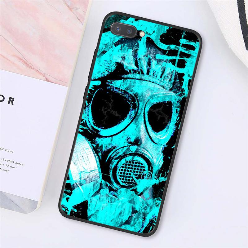 DJ Man Неоновая Маска Противогаз Мальчик Чехлы Для Телефонов Для Huawei Honor 7C 7A 8X 9X 8A 10i 20S 8C 8S 9A 9S 10X lite